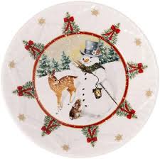 TOY'S FANTASY COPPETTA OMINO DI NEVE E ANIMALI DEL BOSCO NATALE VILLEROY & BOCH