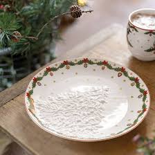 TOY'S FANTASY COPPA GRANDE CON ALBERO A RILIEVO NATALE VILLEROY & BOCH